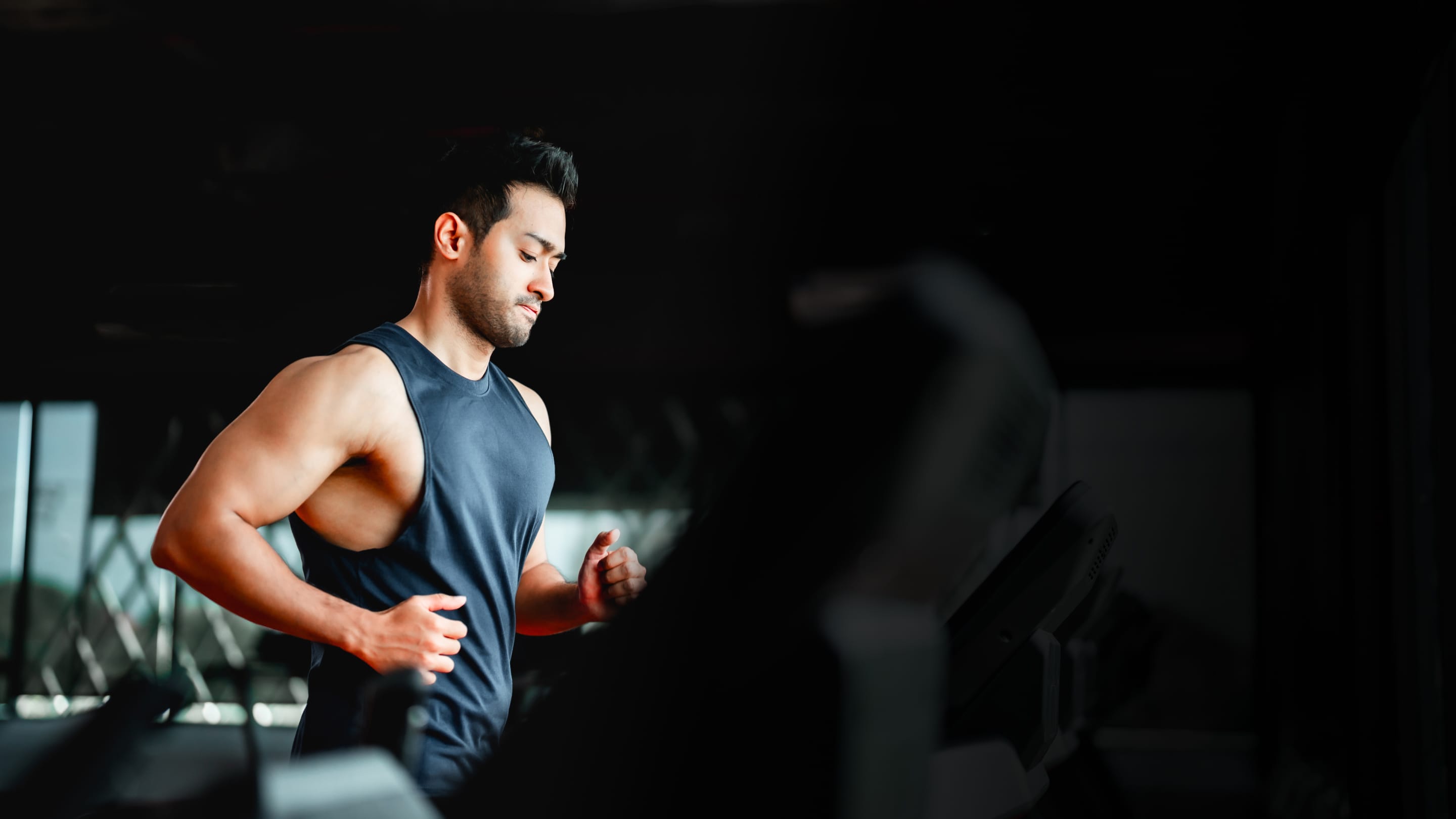 man running