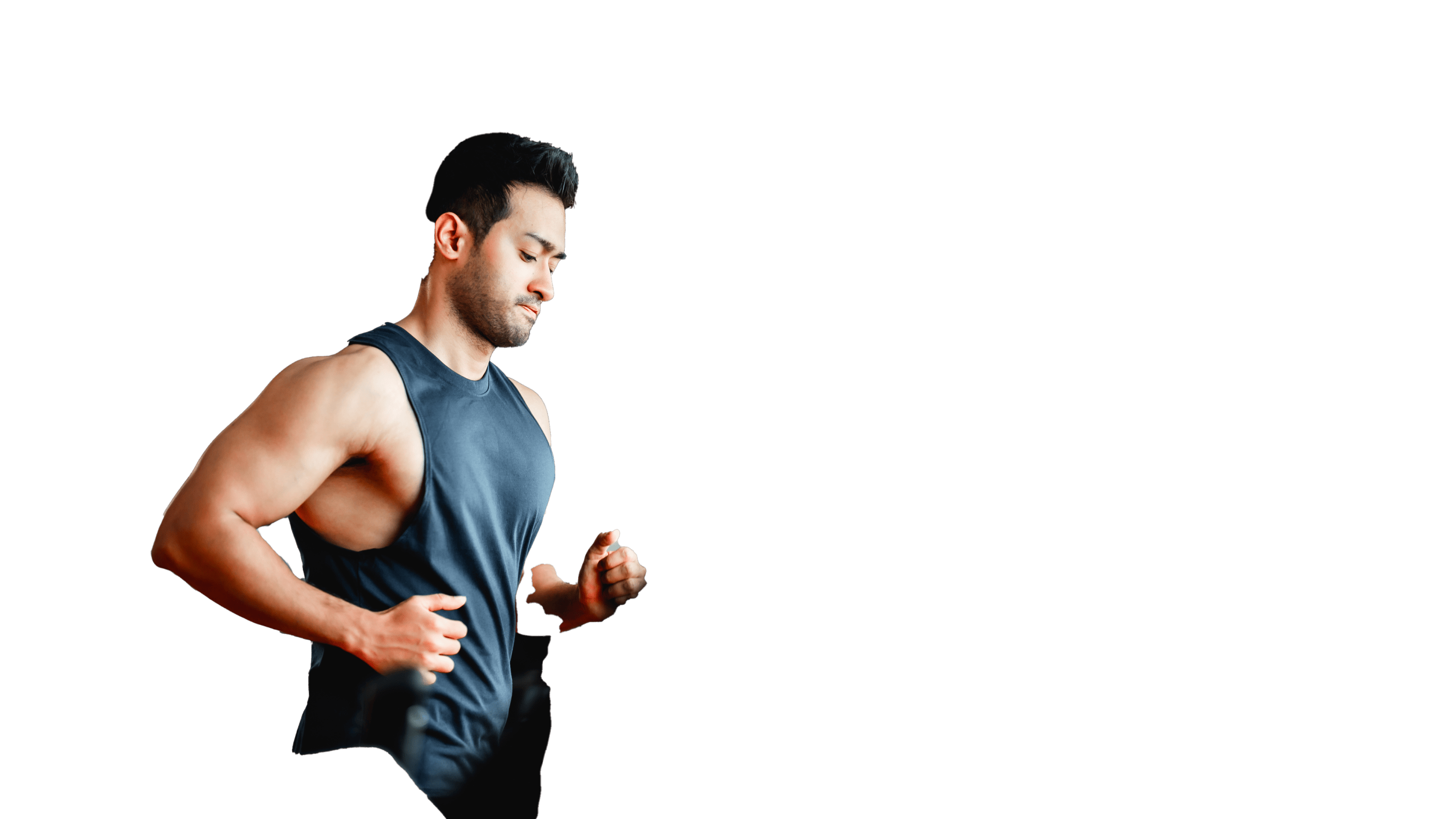 man running