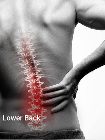 We treat the lower back